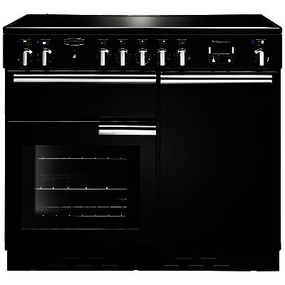 Rangemaster Professional + 100 Induction Hob Range Cooker Gloss Black